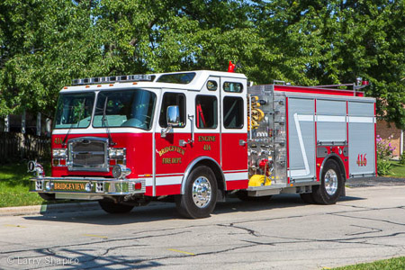 Bridgeview FIre Department Engine 416 E-ONE Typhoon fire department apparatus Larry Shapiro photography shapirophotography.net